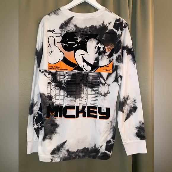 Disney Mickey tie-dye graphic long sleeve - Picture 2 of 5